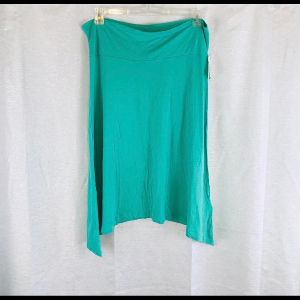 🌸NWT🌟 GAP Foldover Skirt Turquoise Green XL Tall